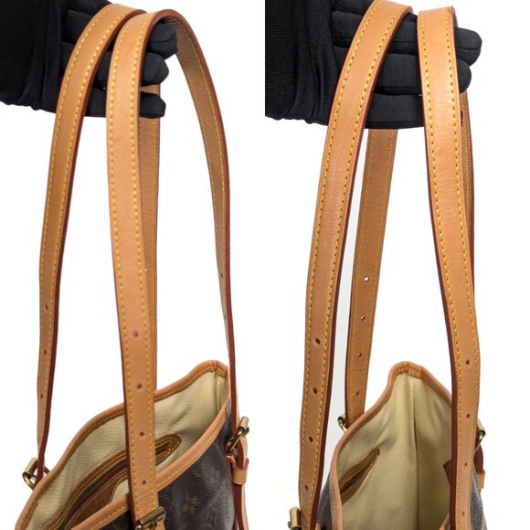 LOUIS VUITTON Bucket GM Monogram Canvas - Renewed Leather - Picture 12 of 15